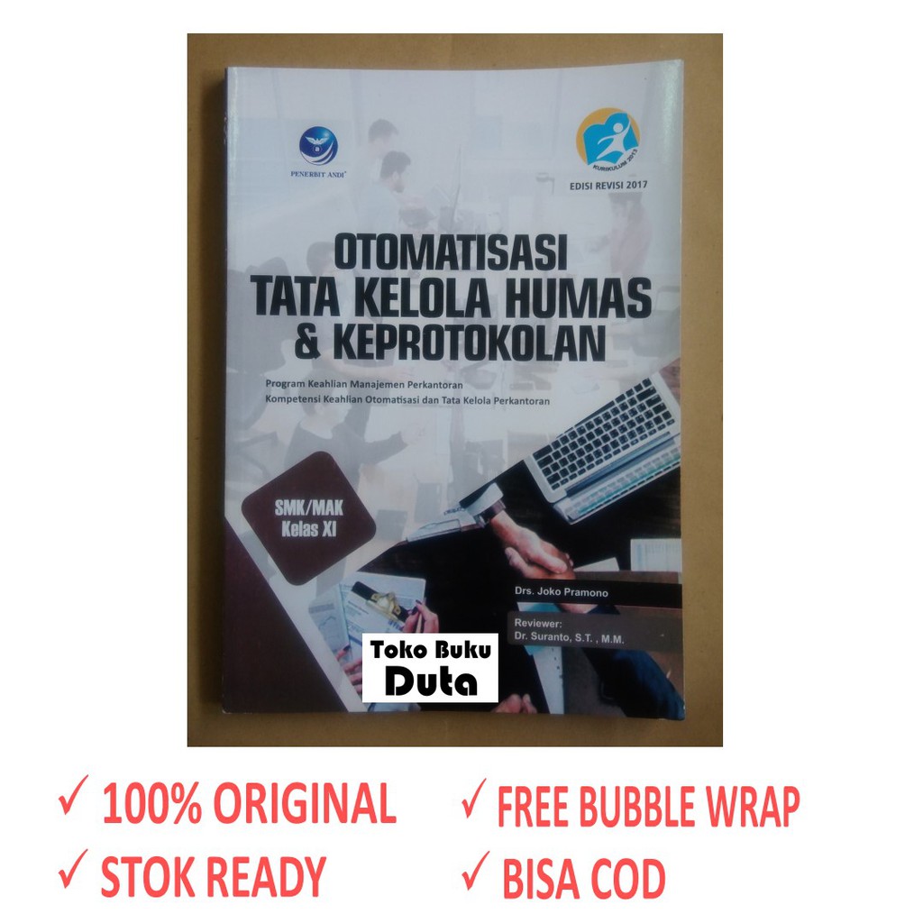 Rpp otk humas dan keportokolan kelas xi. Buku Otomatisasi Tata Kelola Humas Dan Keprotokolan Smk Mak Kelas Xi Shopee Indonesia