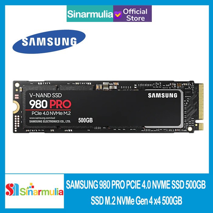 For console gaming, compatible only with playstation® 5. Samsung 980 Pro Pcie 4 0 Nvme Ssd 500gb Ssd M 2 Nvme Gen 4 X4 500gb Shopee Indonesia