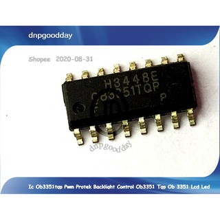 Berikut ini data pin dan tegangan ic tda9363/9365/9384/9386/9381/9351 pin 1: Ic Ob3351tqp Pwm Protek Backlight Control Ob3351 Tqp Ob
