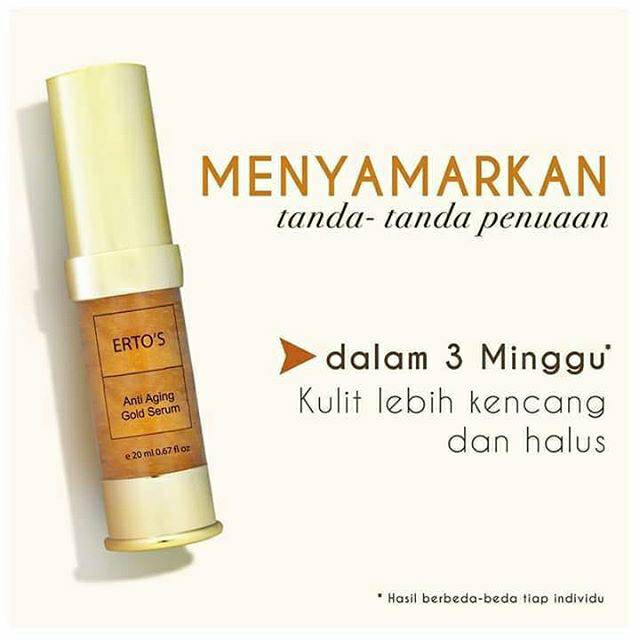 Jual ERTOS SERUM GOLD ANTI AGING||Serum Emas Indonesia|Shopee Indonesia