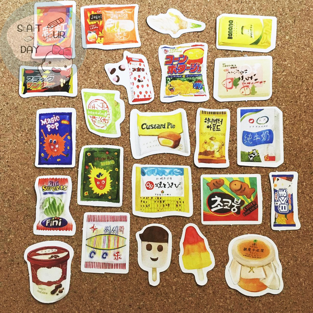 ✓ free for commercial use ✓ high quality images. 45 Pcs Stiker Set Lucu Snack Makanan Lucu Untuk Diary Jurnal Scrapbook Journal Sticker Shopee Indonesia
