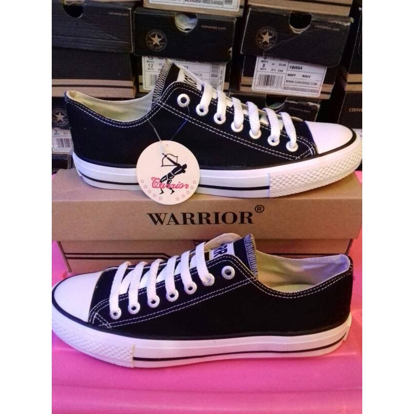 sepatu warrior hitam putih dalaman putih - Hitam Putih P, 38 | Shopee  Indonesia