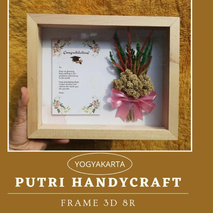 All hong kong 3d frames have original wander with nicole photography printed locally on archival paper and matted with a white border. Modamode Scrapframe 8r 20x25cm Flower In Frame Frame 3d Kayu Kado Wisuda Bunga Kering Hadiah Shopee Indonesia