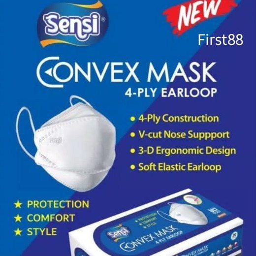 · day time or night time use, or both? Jual Masker Sensi Convex Mask 4 Ply Earloop White Indonesia Shopee Indonesia