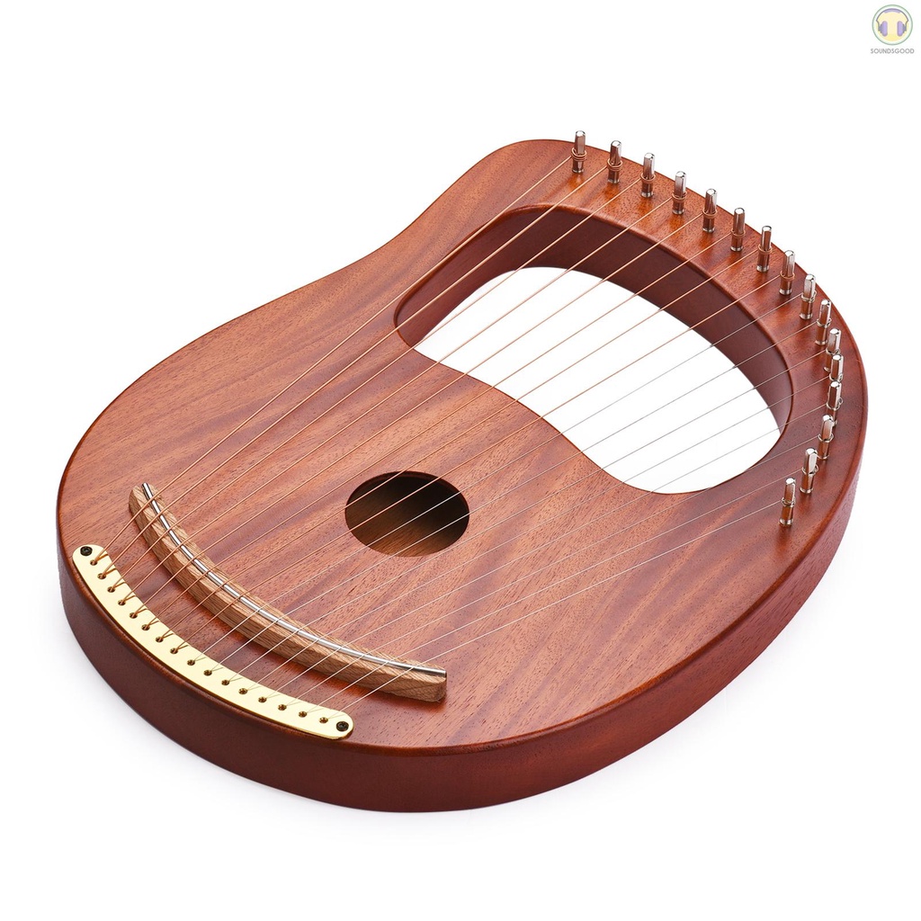 In nearly all stringed instruments the sound of the vibrating string is amplified by the use of a resonating chamber or soundboard. Jual Sg Walter T Wh 16 16 String Wooden Lyre Harp Metal Strings Solid Wood String Instrument With Carry Bag Tuning Wrench Cleaning Spare Strings Cloth Musicbook Indonesia Shopee Indonesia