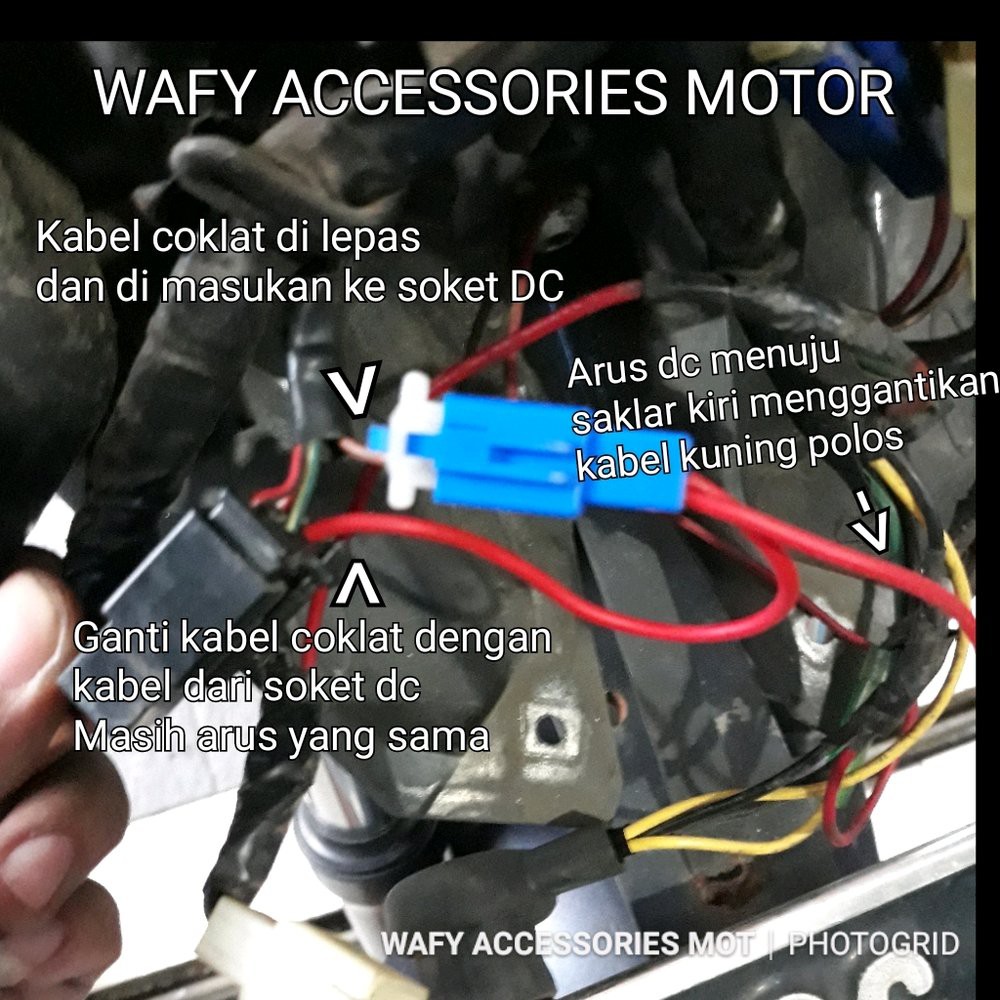 Led strip yang saya gunakan jenis smd . Jual Soket Pengubah Arus Ac Ke Dc Vixion New Nvl Indonesia Shopee Indonesia