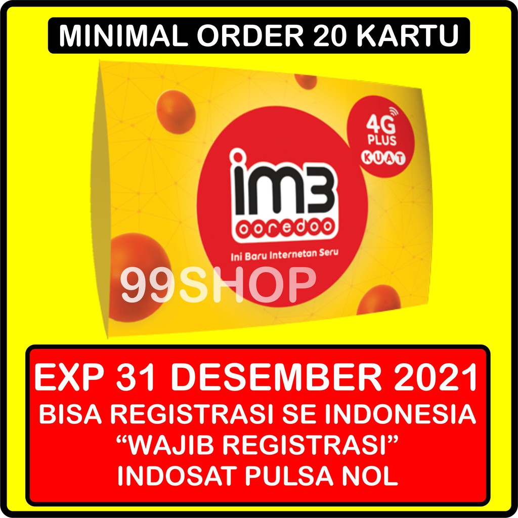 Registrasi ulang ini bisa kalian lakukan sendiri dengan cara mengirim sms ke 4444 atau jika mengalami kendala, kalian dapat langsung datang ke . Perdana Indosat 0k Perdana Im3 Ooredoo Isat 0k Kpk Indosat Pulsa 0 Perdana Indosat Aktif Murah Shopee Indonesia