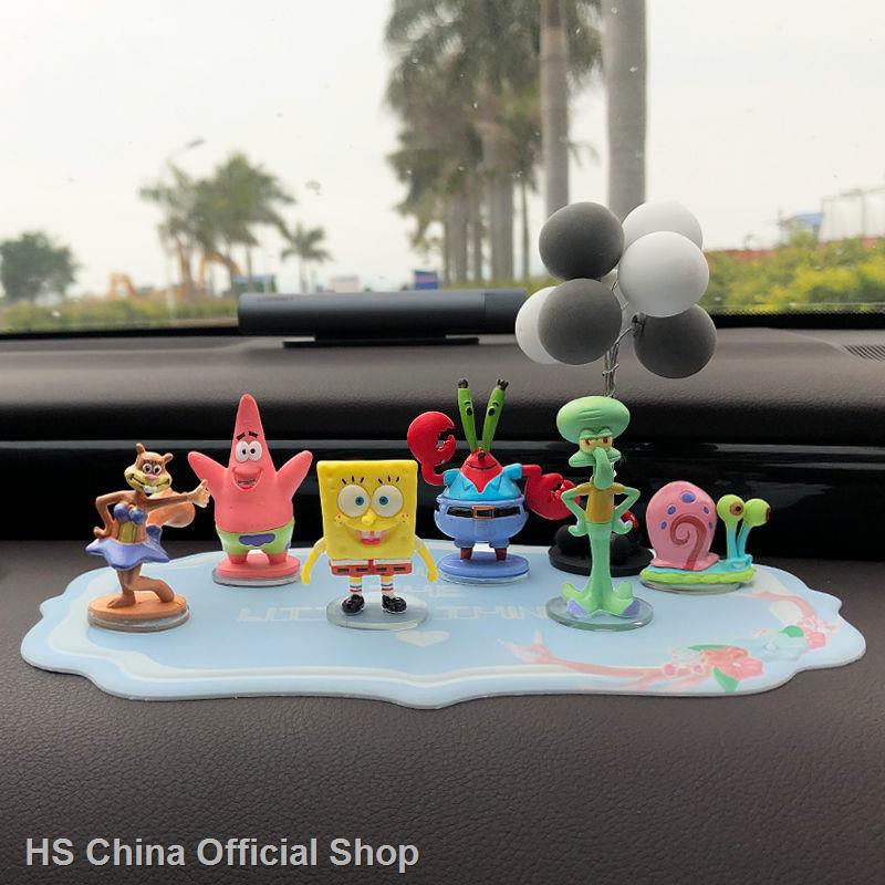 Creative car interior decorations and cute items on the SpongeBob baby Net  red goddess | Shopee Indonesia