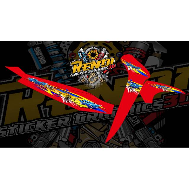 Modifikasi motor karisma 125 sederhana portal modif motor via. Striping Honda Karisma Wave Transparant Uv Shopee Indonesia