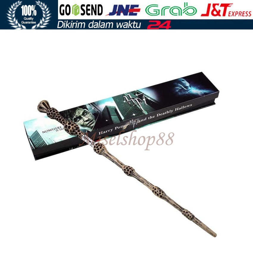 Jual Replika Tongkat magic wand dumbledore harry potter original box  Indonesia|Shopee Indonesia