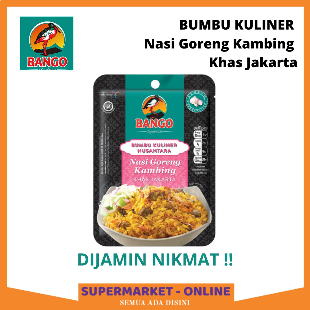 Yuk intip resep kita kali ini bumbu yang bahan rica rica kambing bumbu rica rica kambing bikin rica rica kambing bumbu rica rica kambing khas jawa bumbu rica rica kambing. TERLARIS Bango Bumbu Kuliner Nusantara Nasi Goreng Kambing Khas Jakarta | Shopee Indonesia