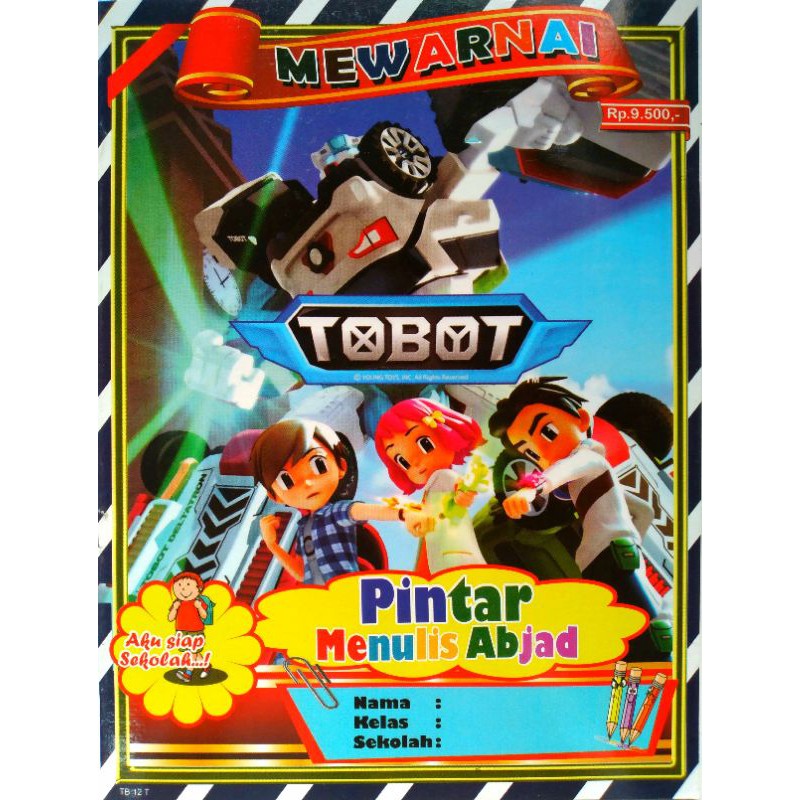 Gambar mewarnai tobot x dan y pada kategori berikut ini. Buku Mewarnai Gambar Tobot Shopee Indonesia