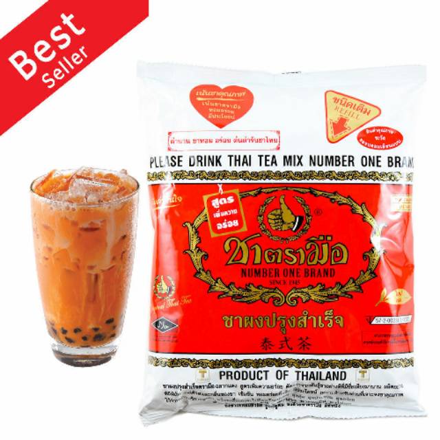 Number One Brand Thai Tea Original BPOM RI Thailand 400gr | Shopee Indonesia