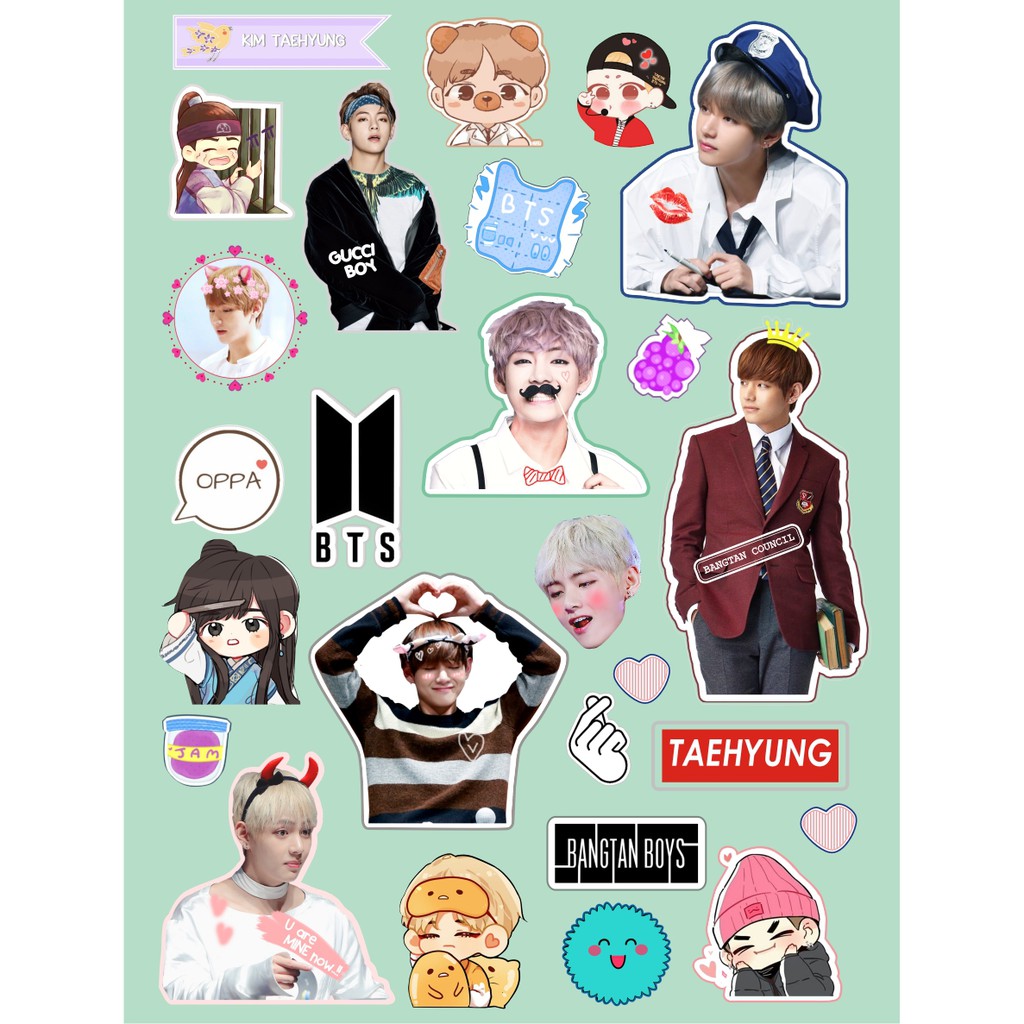 A6 sticker sheet bahan vinyl sudah dipotong tinggal tempel jual bt21 boba sticker. 15+ Trend Terbaru Gambar Stiker Bts Lucu - Aneka Stiker Keren