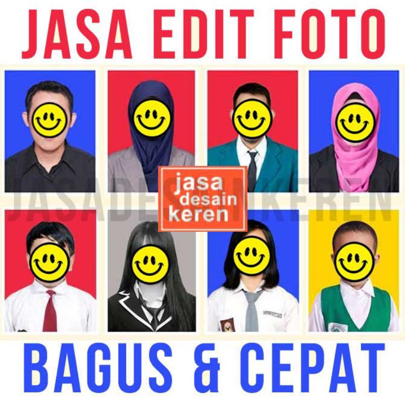 Nah, tenang, kamu tak perlu jago edit foto, karena glints sudah merangkum berbagai . Edit Pas Foto Ganti Background Merah Biru Shopee Indonesia
