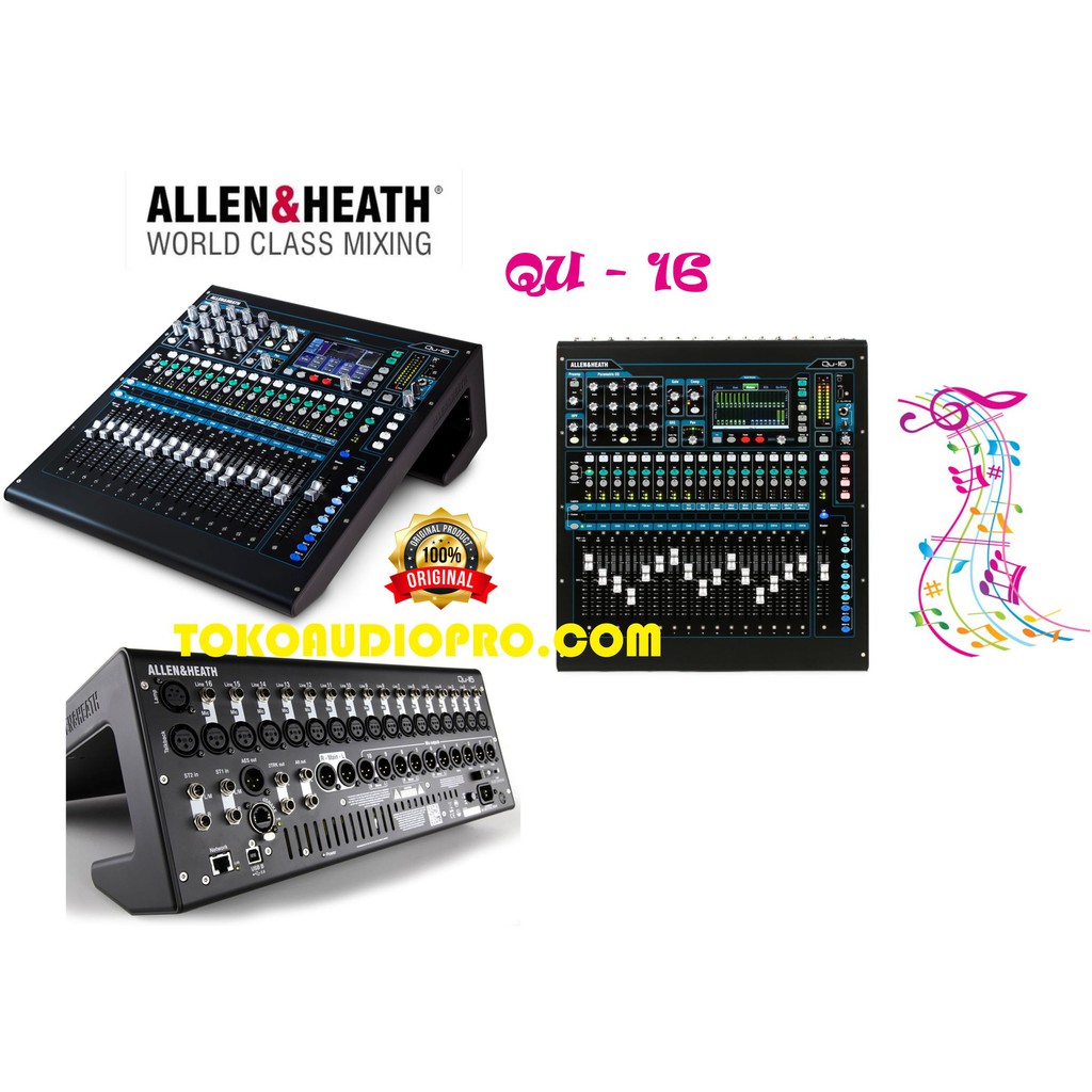 Yamaha tf rack digital rackmount mixer. Jual Allen Heath Qu16 16 Channel Rack Mount Digital Mixer Original Indonesia Shopee Indonesia