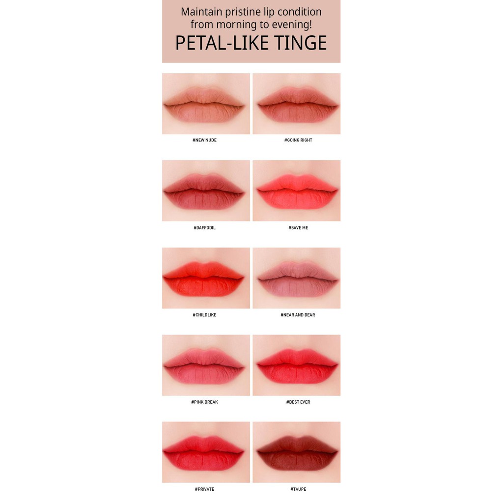 A demure, deep pink color #private: Jual 3ce Velvet Lip Tint Near And Dear Indonesia Shopee Indonesia