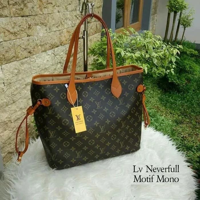 Louis vuitton on my side mm monogram tufting tote. Sale Tas Wanita Lv Neverfull Import Branded Handbag Louis Vuitton Impor Shopee Indonesia