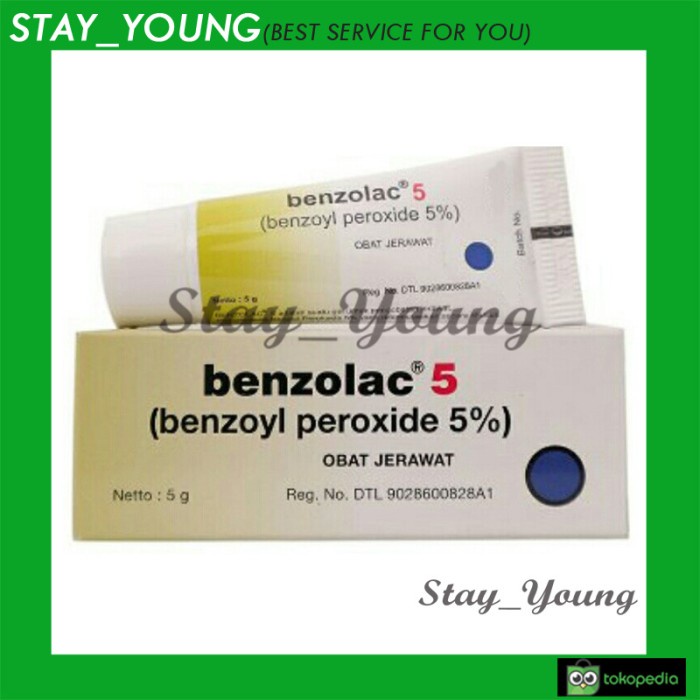 Benzolac 2,5% 5gr | benzolac 5% 5gr | tube. Harga Benzolac 5 Obat Jerawat Terbaru November 2021 Biggo Indonesia