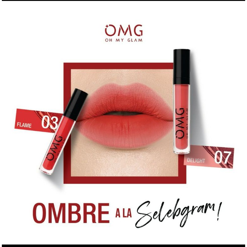 Wardah exclusive matte lip cream; Matte Lip Cream Omg Lipstik Matte Lipstik Ombre Shopee Indonesia