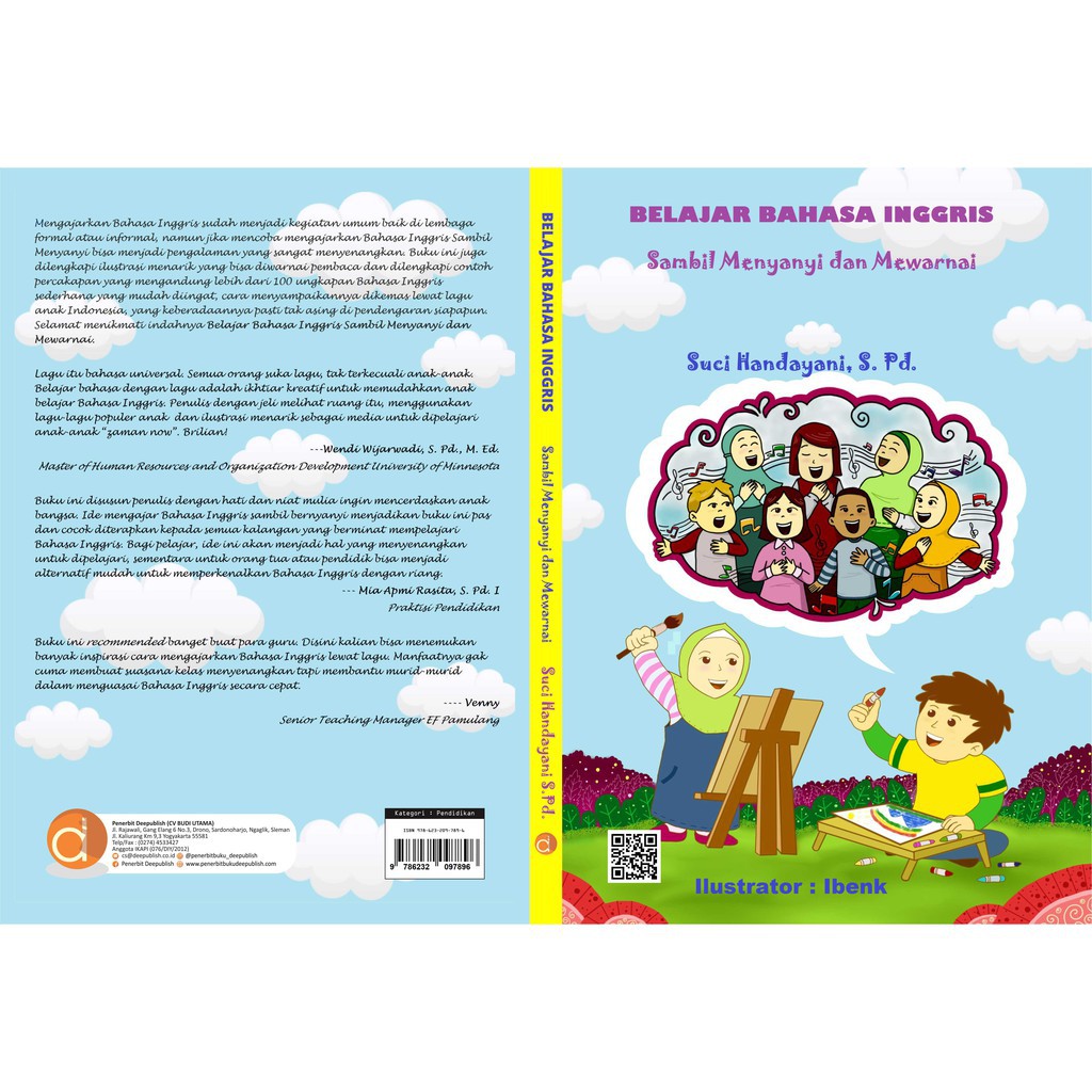 Buku Belajar Bahasa Inggris Sambil Menyanyi Dan Mewarnai | Shopee Indonesia