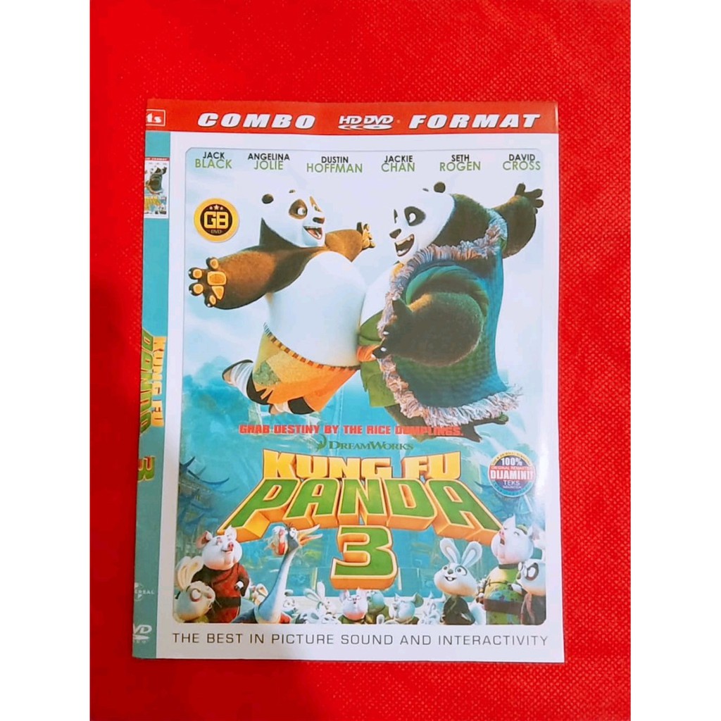 Angelina jolie, bryan cranston, dustin hoffman, . Kaset Dvd Film Anak Terlaris Kung Fu Panda 3 Shopee Indonesia