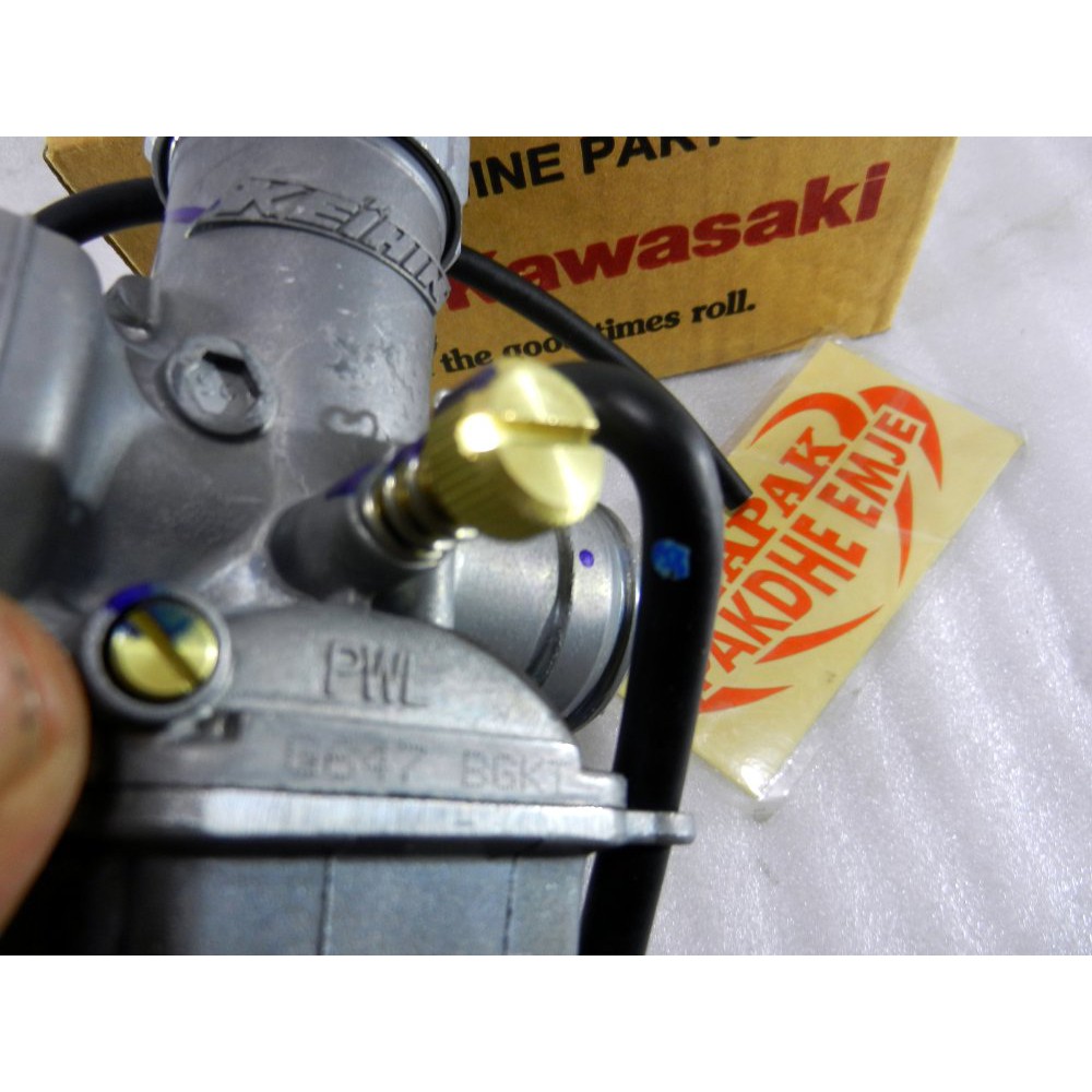 Filter karbu saringan filter udara kipas bengkok tabung karbu pe pwk pwl . Terbaik Karbu Carbu Pwl 26 Ninja R Original Kawasaki Genuine Part Kode Ketrik G647 Bgkt Lapak Pak Shopee Indonesia
