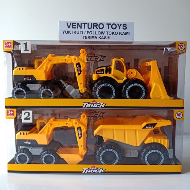 Mainan build the truck mainan mobil truk mainan mobil mobilan anak / mainan  truck | Shopee Indonesia