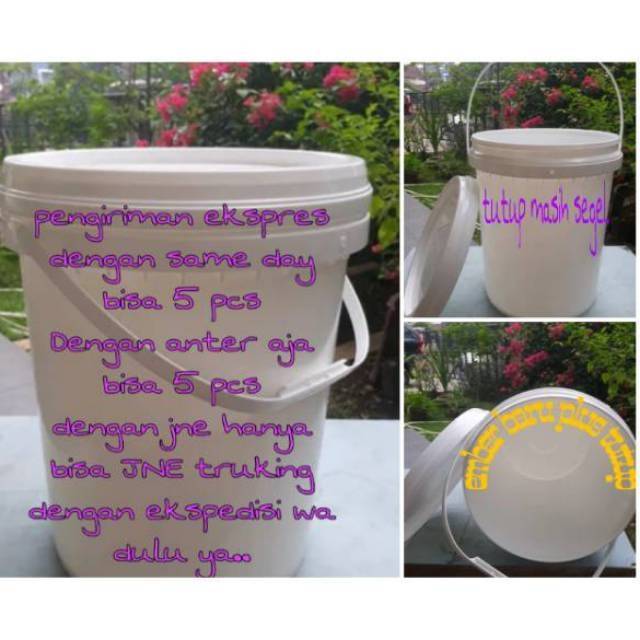 Misalnya ruangan dengan ukuran 3m x 4m; Ember Putih Polos 25 Kg Bukan Ember Bekas Cat 20 Liter Baru Plus Tutup Masih Segel Bisa Muat 25 Kg Shopee Indonesia