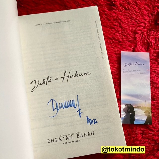 Novel Dikta Dan Hukum : Novel Dikta Hukum Dhia An Farah Dikta Dan Hukum Shopee Indonesia