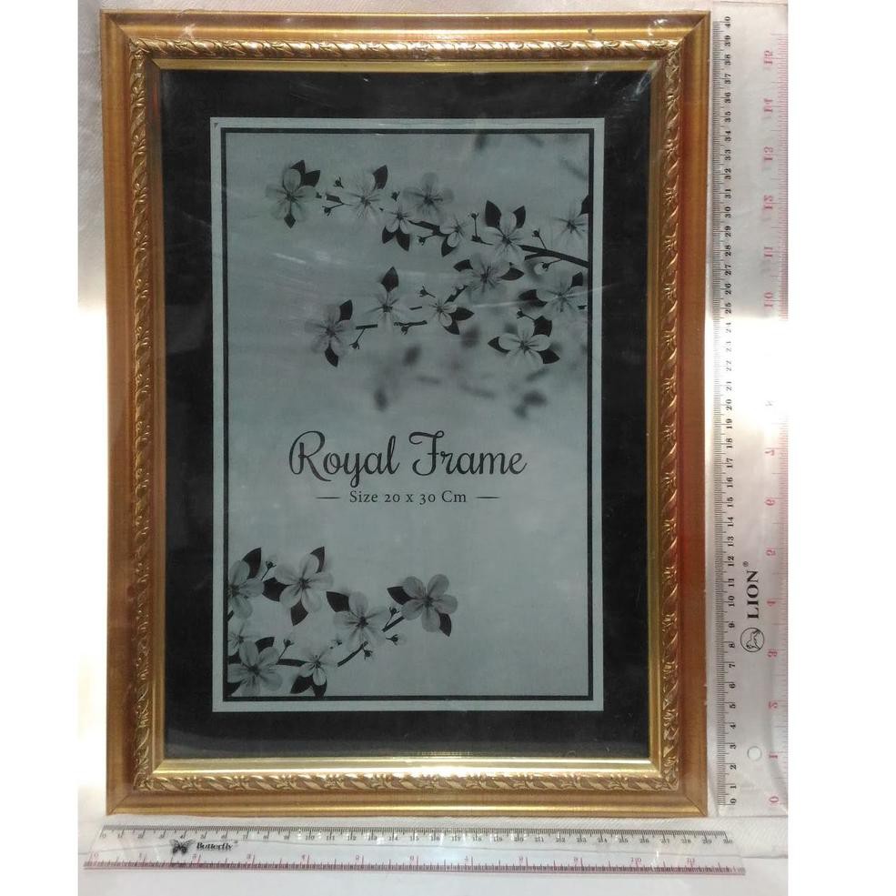 Frame Bingkai Foto Besar bsr Jumbo 25cm x 35cm F4+ Folio+ Plus Emas Polos  Piagam Sertipikat Ijazah ( | Shopee Indonesia
