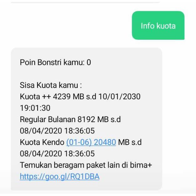 Kuota data tri pm4 4+8 = 12gb + 20gb kendo total 32 GB nasional (KODE W697)  | Shopee Indonesia
