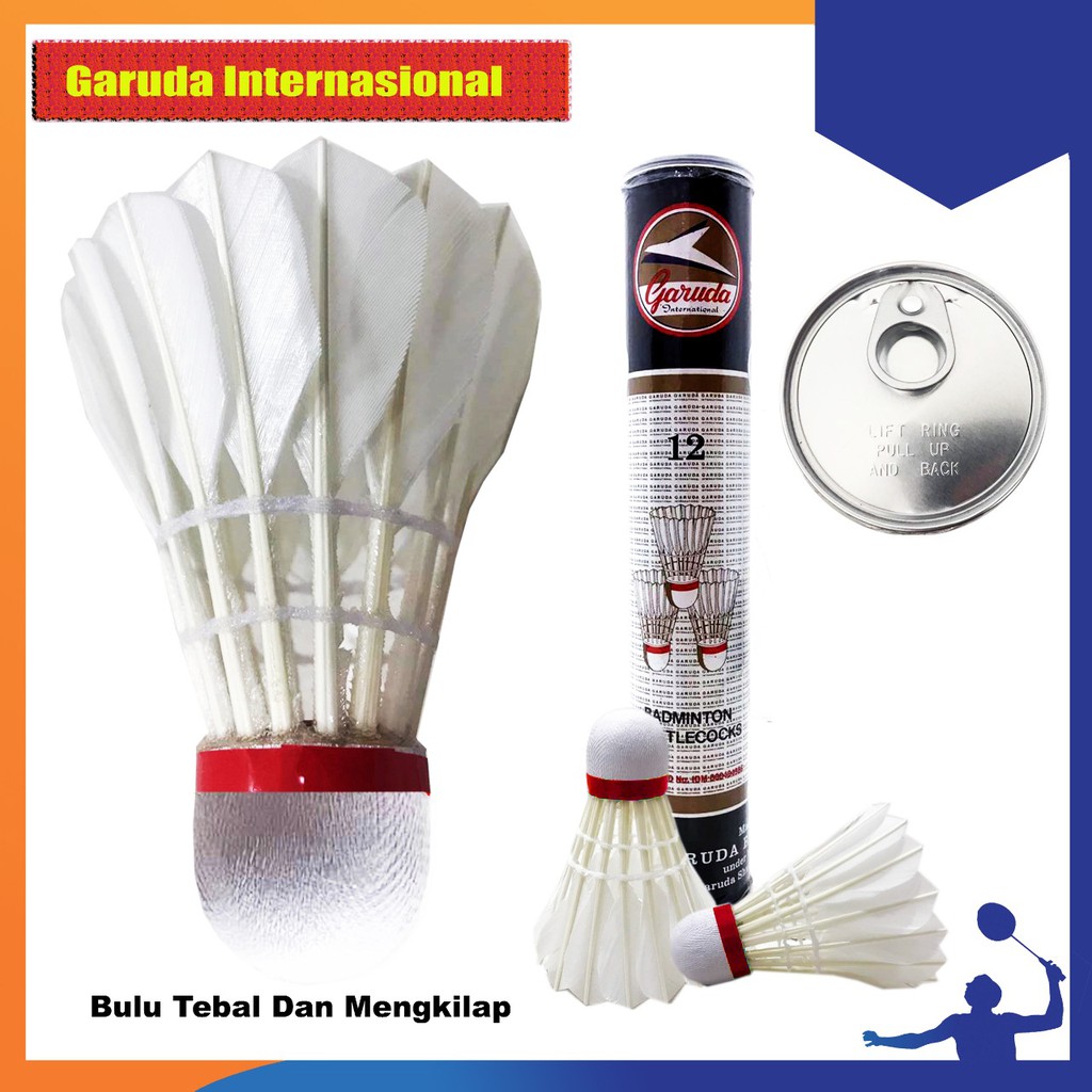 SHUTTLECOCK KOK BADMINTON GARUDA INTERNASIONAL ORIGINAL | Shopee Indonesia