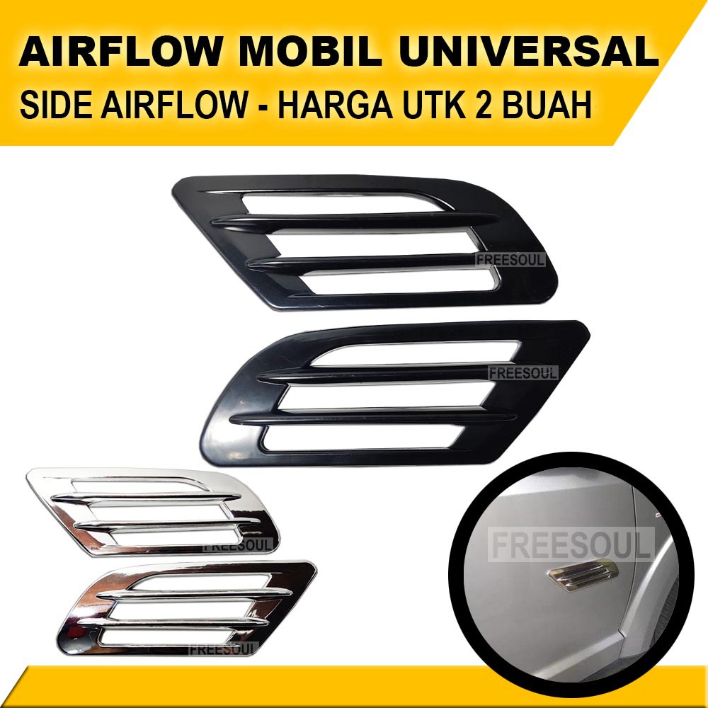 Jual Airflow Variasi Model Biasa - Stiker Sirip Samping Mobil Universal  Indonesia|Shopee Indonesia
