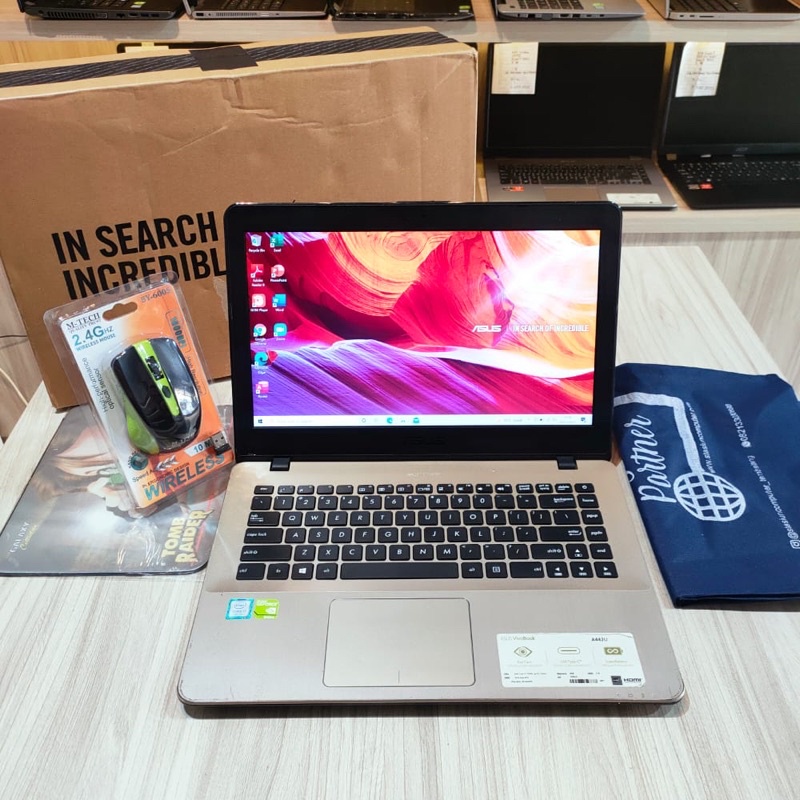 Laptop Asus A442uq Core i7 7500u @2,9Hz Ram8Gb Hdd1Tb VGa 2Gb | Shopee  Indonesia