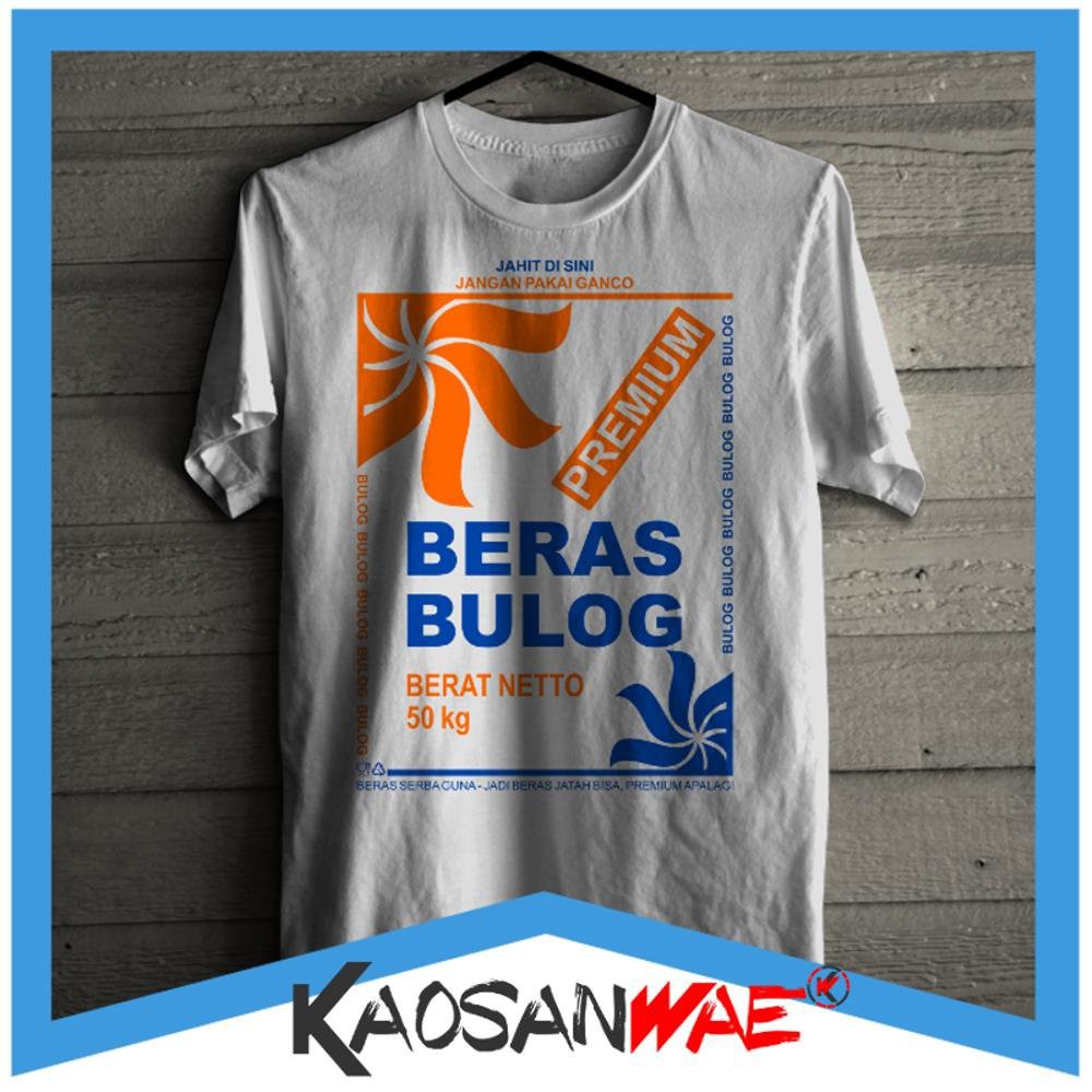 Gambar baju lucu dari karung gambar baju terbaru. Kaos Lucu Gambar Karung Beras Bulog Premium Tshirt Katun Halus Shopee Indonesia