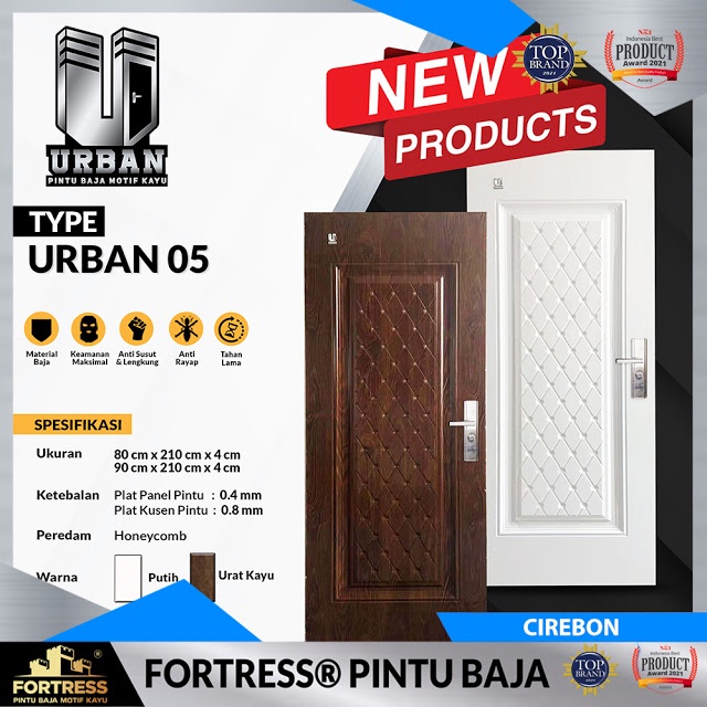 22/11/2021 · pt jaya bersama saputra (jbs) perkasa, produsen pintu baja meluncurkan rangkaian produk pintu baja terbaru di fortress series dengan brand bertajuk, galaxy door. Fortress Pintu Baja Type Urban 80 05 Urat Kayu Cirebon Shopee Indonesia
