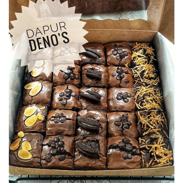 Lihat juga cara membuat brownies sekat loyang . Jual Fudgy Brownies Brownies Panggang Fudgy Brownis Loyang 20x20 Indonesia Shopee Indonesia