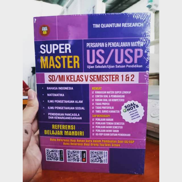 Berikut soal uts kelas 5 seester 1 2021 dan kunci jawaban yang bisa digunakan untuk persiapan menghadapi ujian. Buku Super Master Persiapan Dan Pendalaman Materi Us Usp Sd Mi Kelas V Buku Soal Sd Kelas 5 Shopee Indonesia