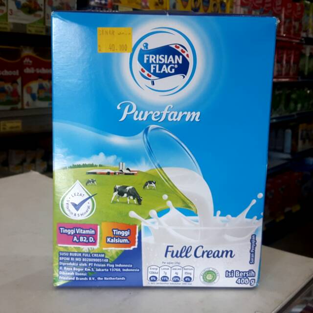 Jual frisian flag purefarm full cream susu bubuk 400gr bagus dan murah di jual oleh ribuan toko online di indonesia | inkuiri.com. Harga Susu Frisian Flag Full Cream Bubuk Info Tentang Susu