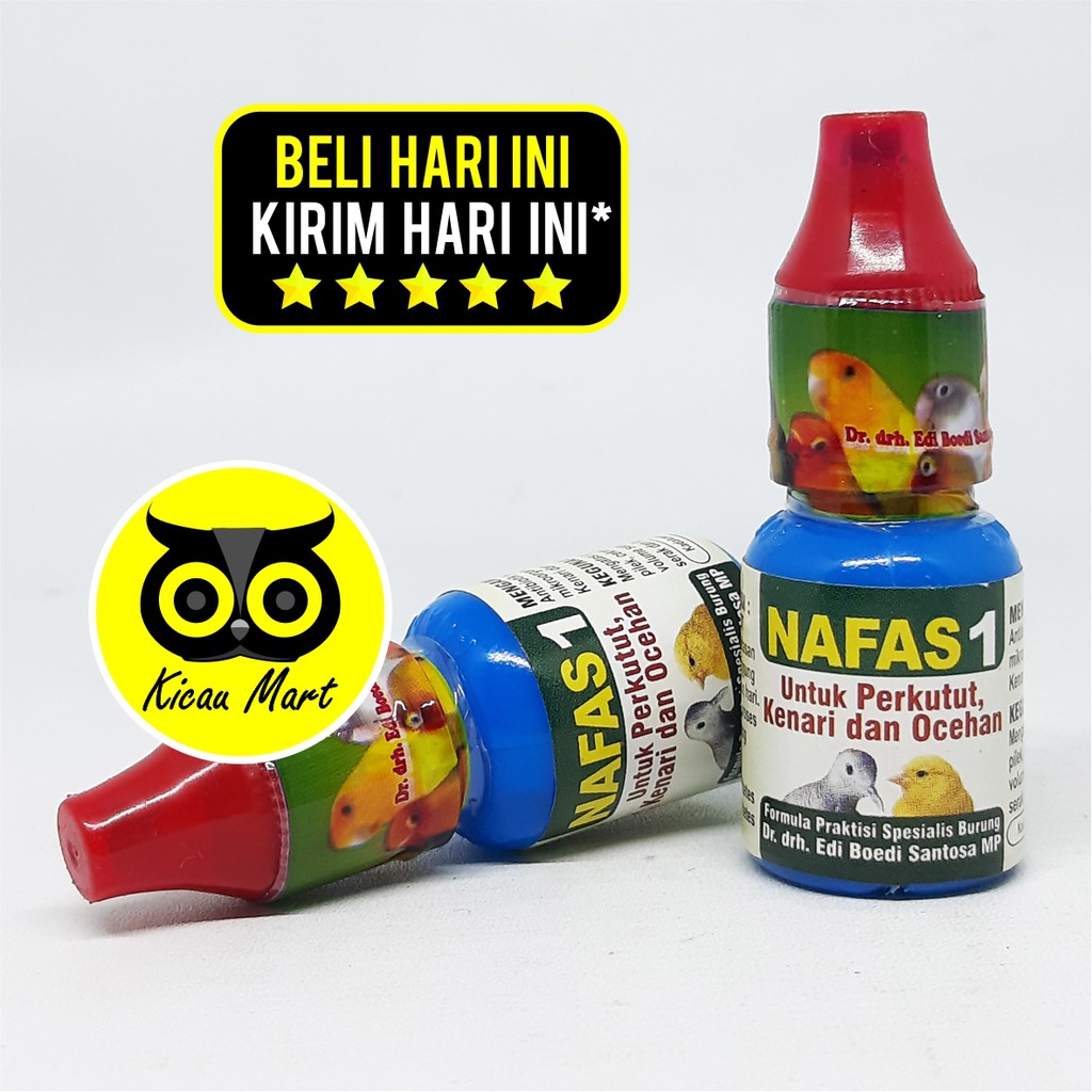 Jual OBAT BURUNG KENARI MURAI ANIS KACER NAFAS 1 DR. EDI BOEDHI ATASI SERAK  NAFAS PENDEK LESU VNASAKS Indonesia|Shopee Indonesia