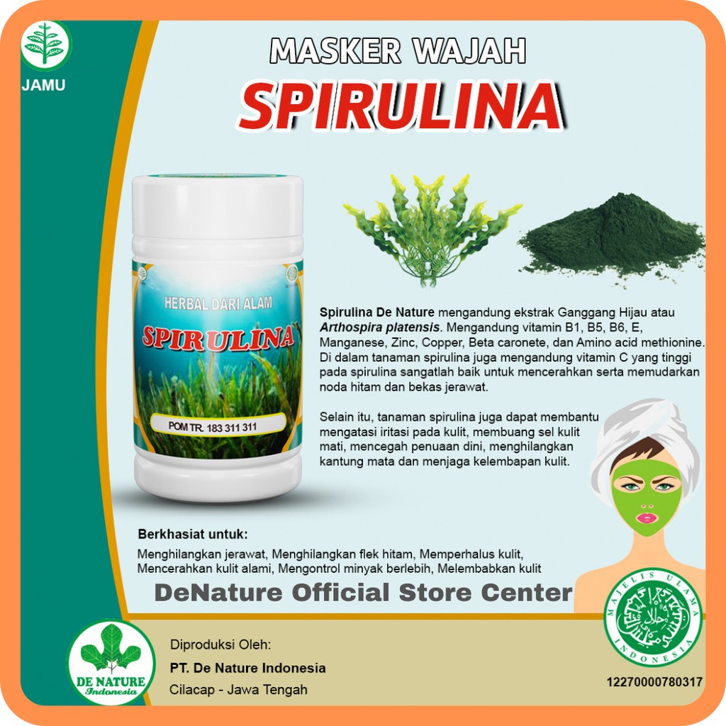 Ada beragam jenis jerawat, salah satunya adalah jerawat bernanah atau pustula. Spirulina Kapsul Bd Denature Menghilangkan Jerawat Batu Nanah Bengkak Mencerahkan Wajah Bopeng Herba Dnosj Herbal Senilai Rp195 000