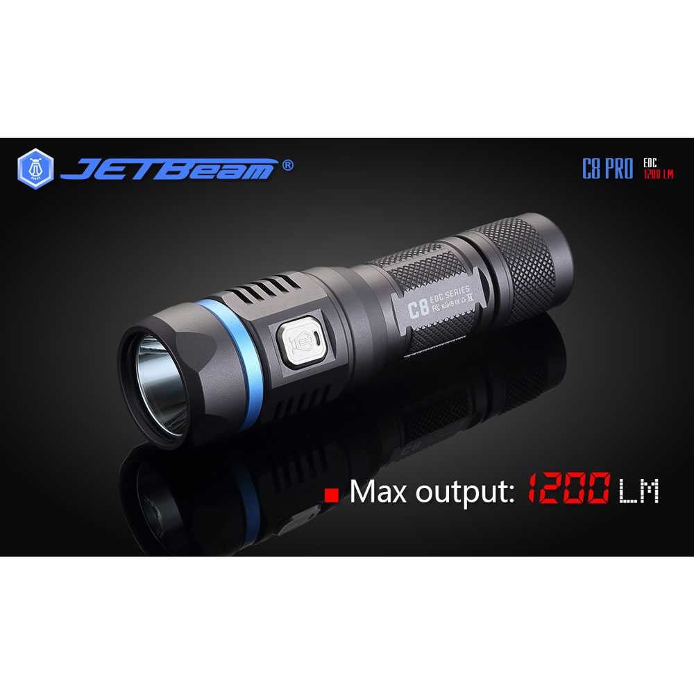 Mengapa lampu senter dapat menyala terang tetapi baterainya cepat habis? Promo Jetbeam C8 Pro Tactical Senter Led Cree Sst 40 N4 Bc 1200 Lumens Termurah Shopee Indonesia