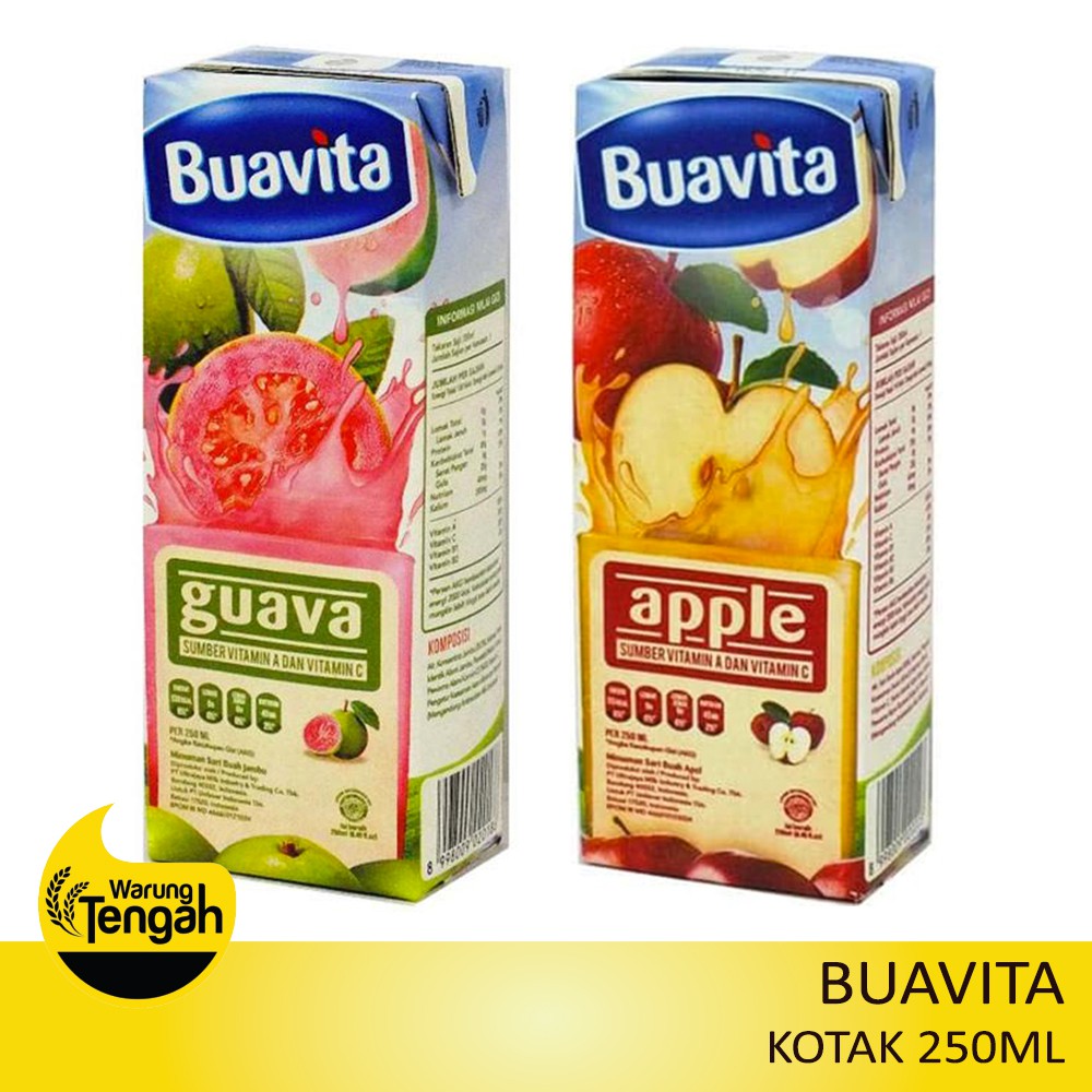Warna biru pada logo buavita mempunyai . Pcs Buavita Jus Apple Apel Guava Jambu 250ml Shopee Indonesia