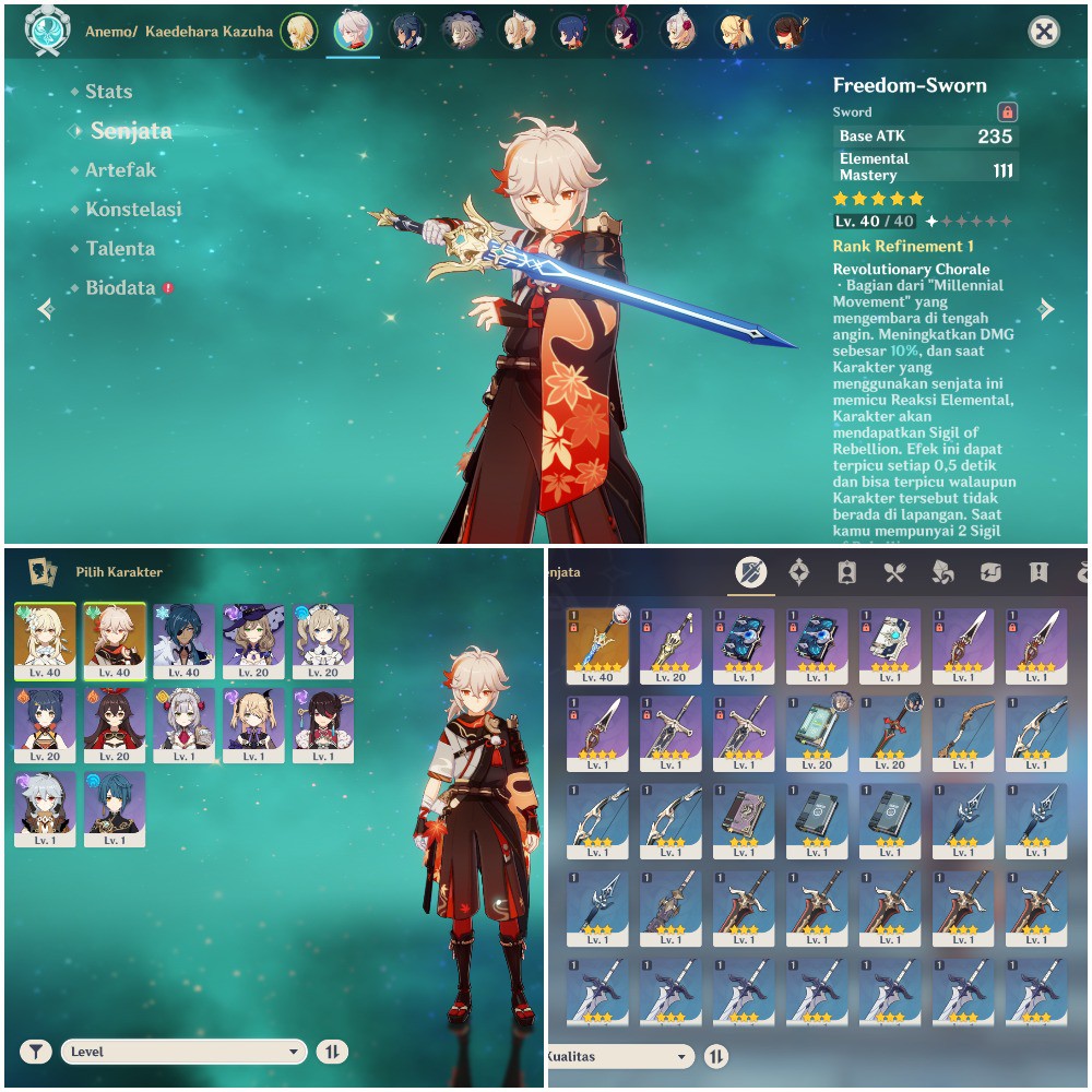 Like we mentioned earlier, the next banner that is slated to arrive in the game will be featuring kazuha. Genshin Impact Akun Kaedehara Kazuha Shopee Indonesia