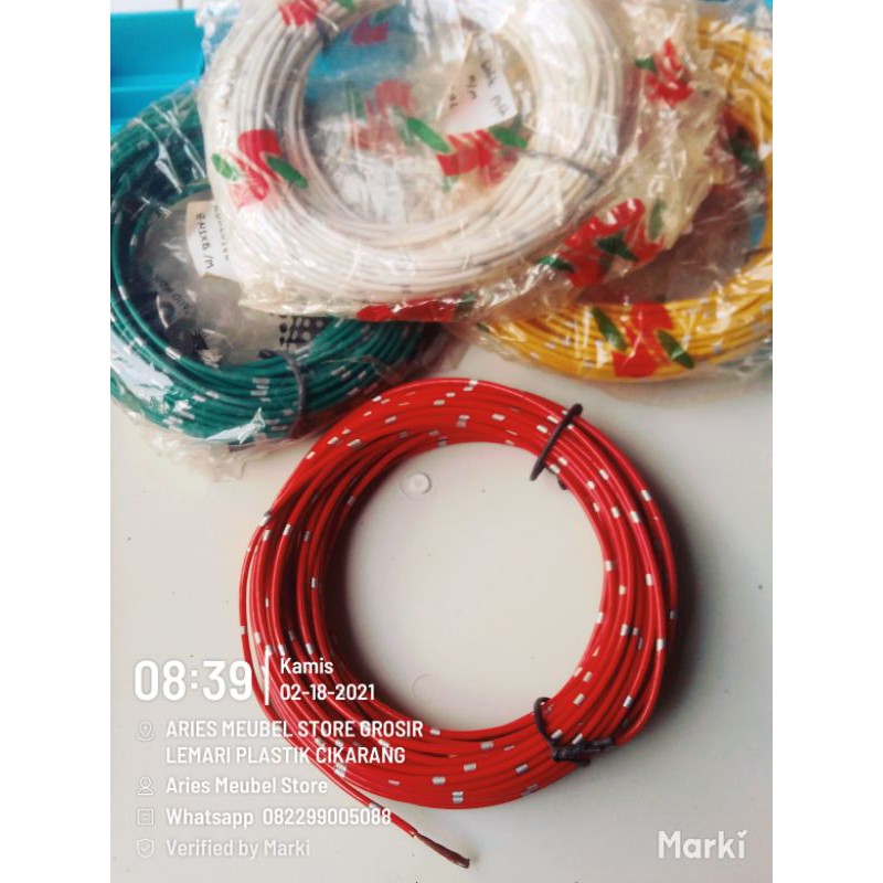 Jual Kabel Body Bintik 1,25 Serabut Kabel Tunggal Harga Per Meter  Indonesia|Shopee Indonesia
