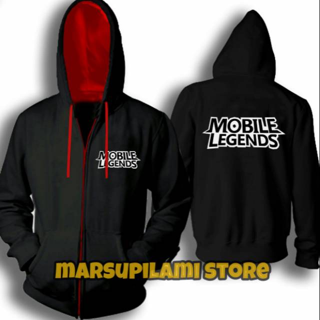 Jaket hoodie sweater jumper ml mobile sweater mobile legend discover cheap clothes, shoes and accessories for men at our shop outlet. Jaket Zipper Hoodie Mobile Legends Moba Gaming Shopee Indonesia