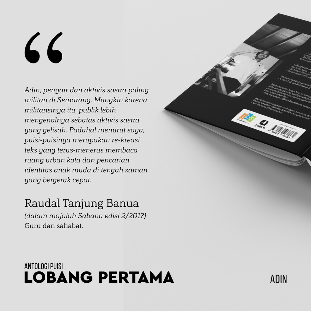Selamat menyambut 76 tahun hari guru. Buku Lobang Pertama Kumpulan Puisi Adin Shopee Indonesia