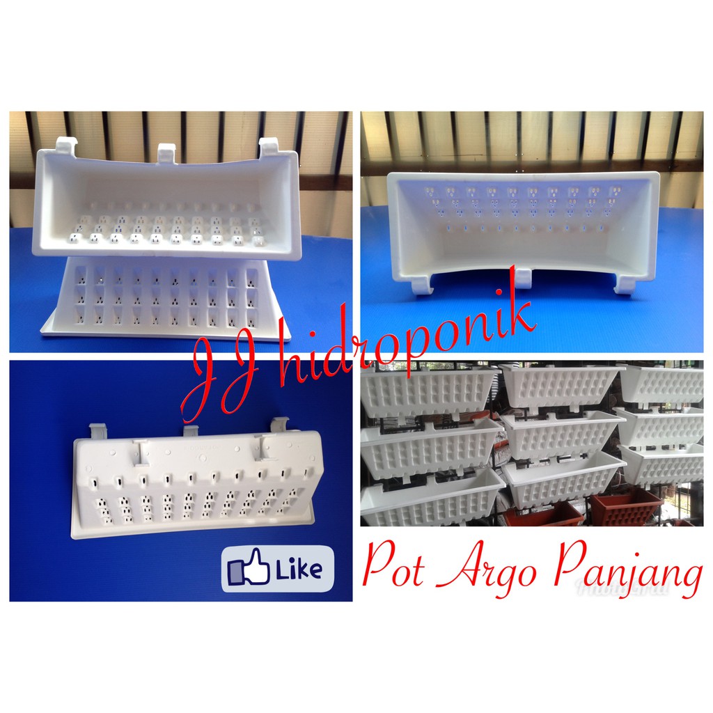 3 BUAH Pot tempel atau gantung panjang dan besar PUTIH | Shopee Indonesia