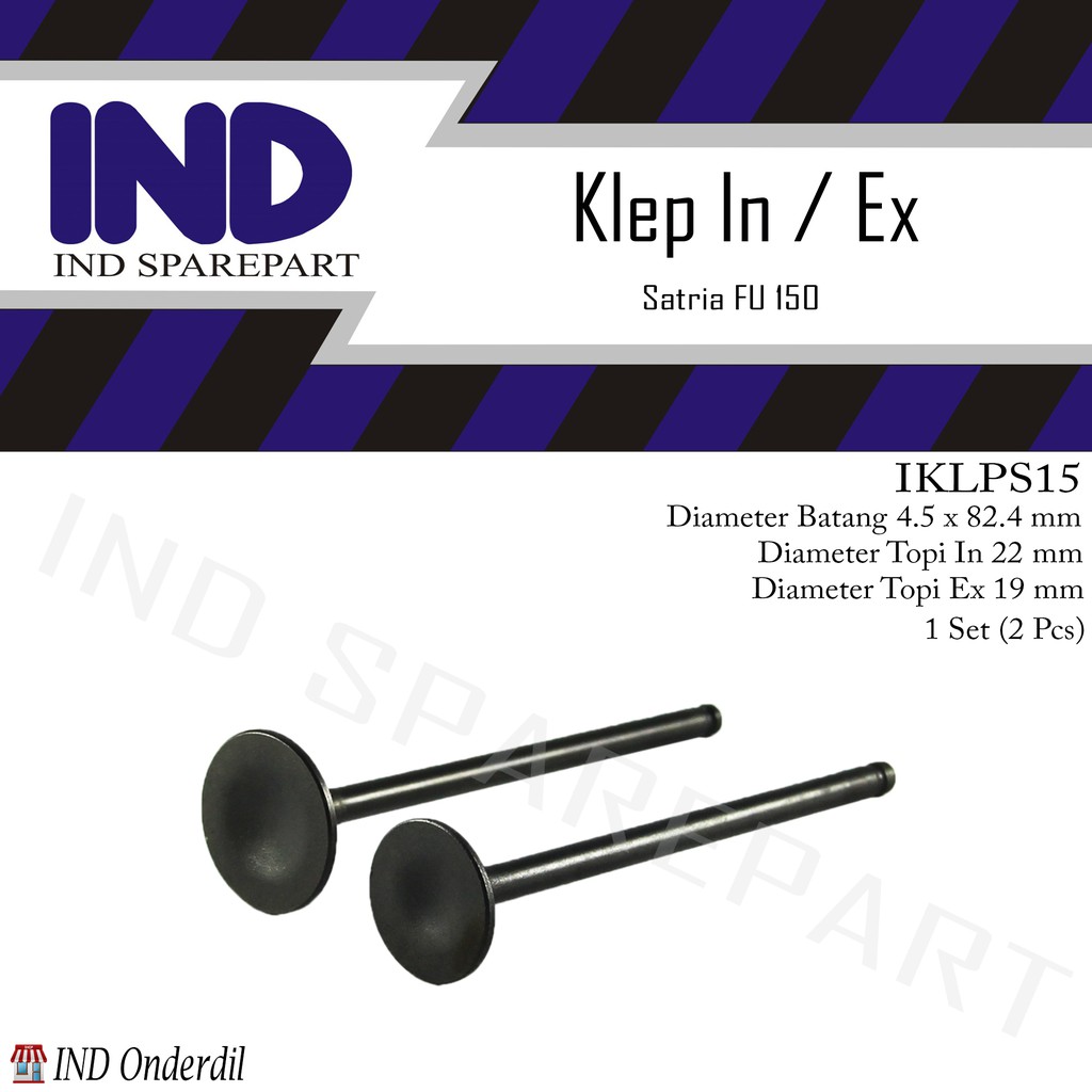 Klep In/Ex Payung/Engine Valve Set Satria FU/F 150/F150 | Shopee Indonesia